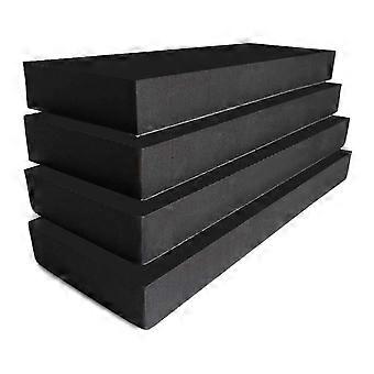 4Pcs Garage Wall Protector Car Door Protectors Garage Home Wall Protector Car Door Easy Install EVA Foam Bumper Guard Black