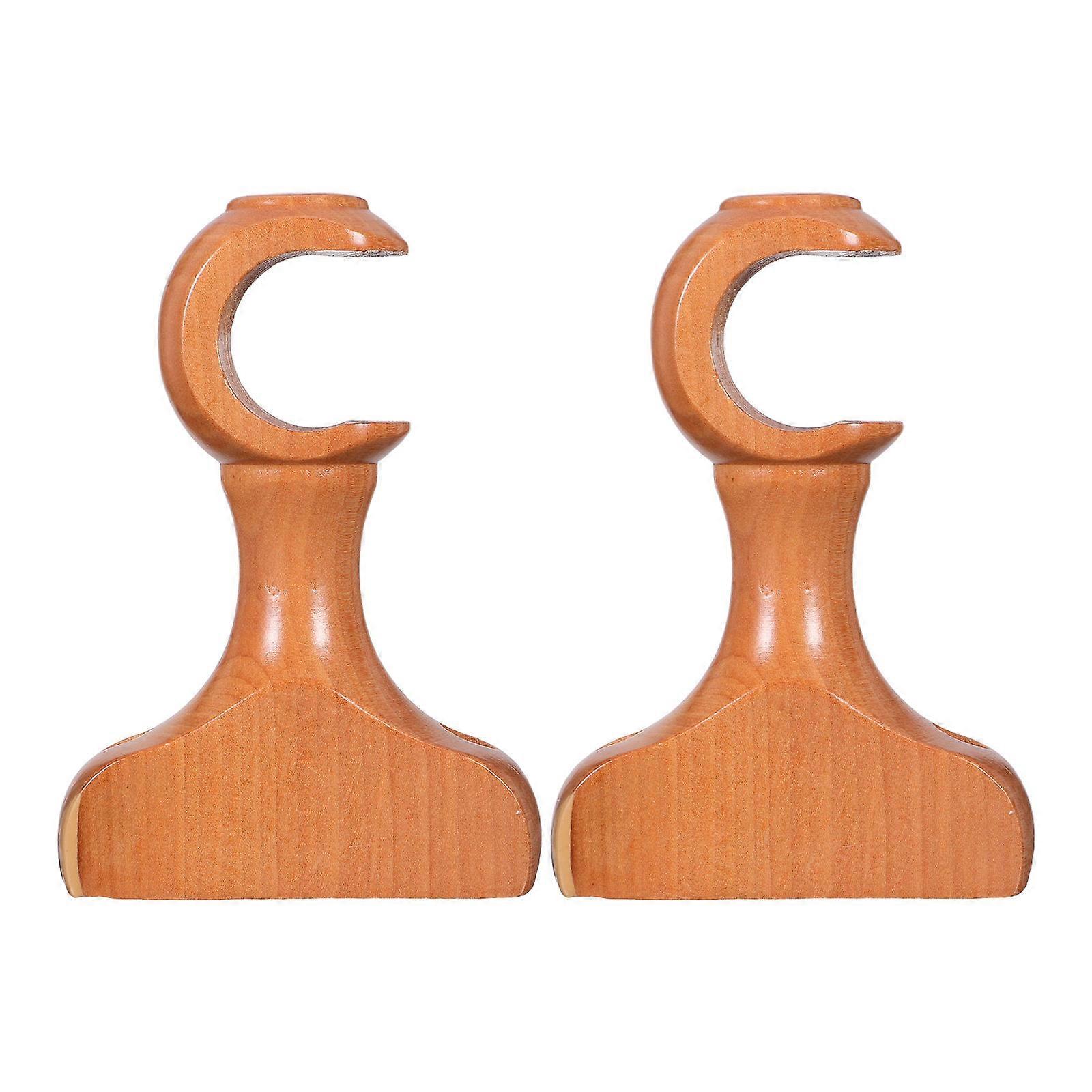 It seems like you're referring to a product listing for **wood curtain rod brackets**. Here's a more detailed and organized description that might