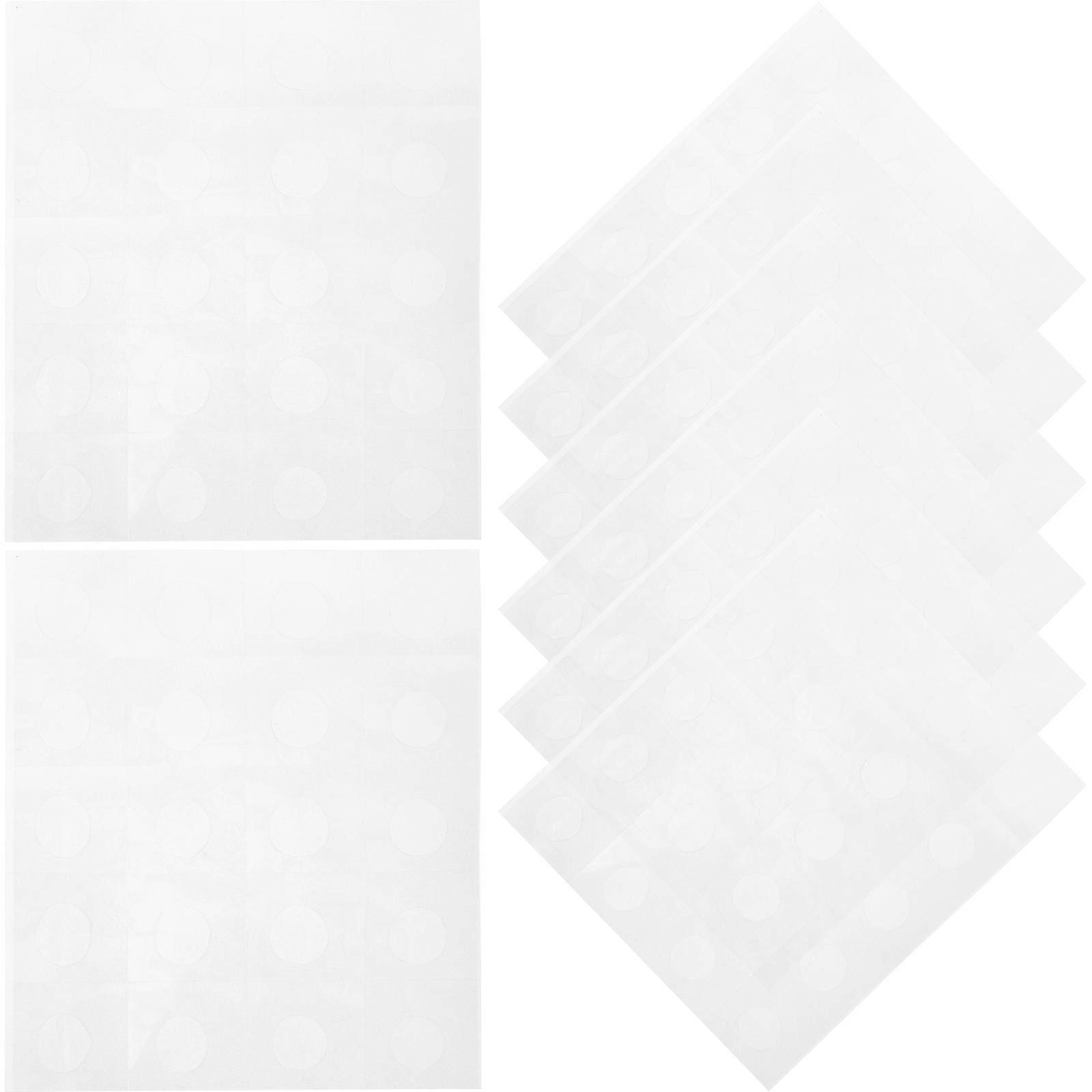 50 Sheets of Clear Adhesive Dots Double Sided Stickers Tape for Balloon Crafts