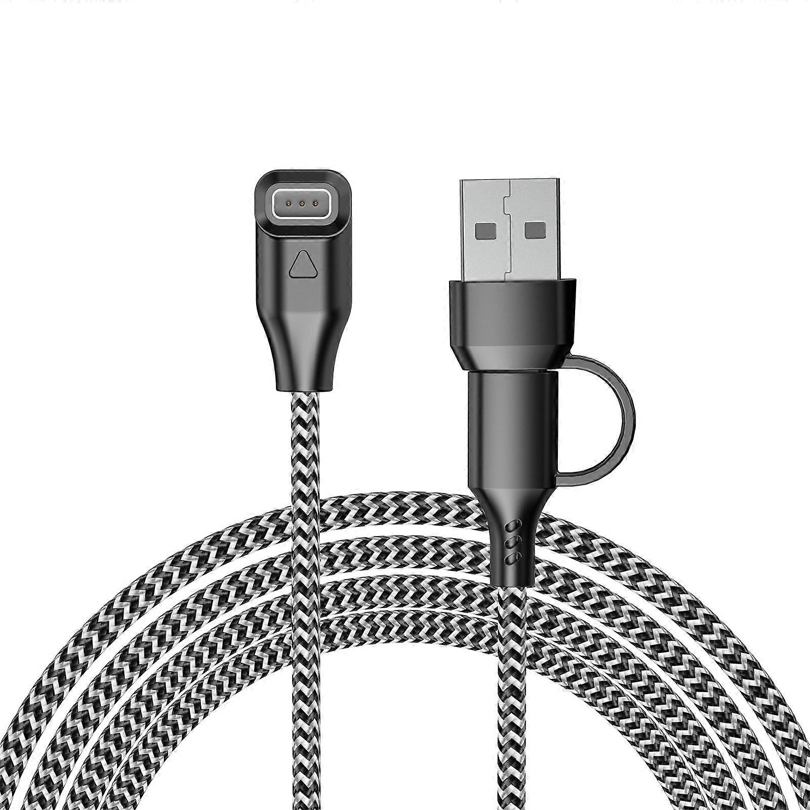 High Efficiency Dependable USB C Energy Cord Suitable For Smartwatches With Efficient Charging And Two Port Capability Multicolor