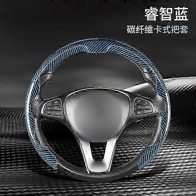 Car steering wheel cover with Vehicle Interior Carbon Fiber pattern...