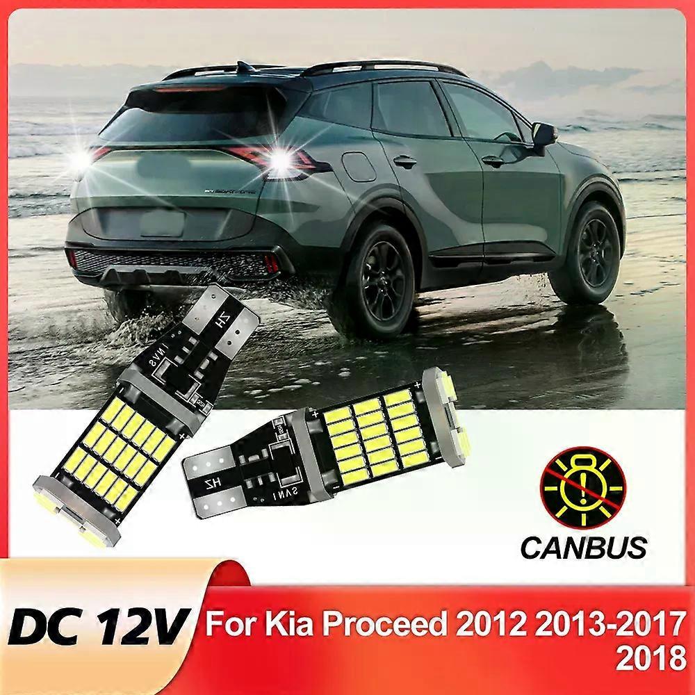 2pcs LED Reverse Light For Kia Proceed Accessories 2012 2013 2014 2015 2016 2017 2018 Backup Back Up Lamp