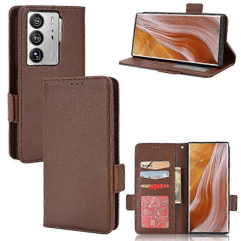 Case for ZTE Uxon 40 Ultra Leather Flip Cover Card Slots Magnetic C...