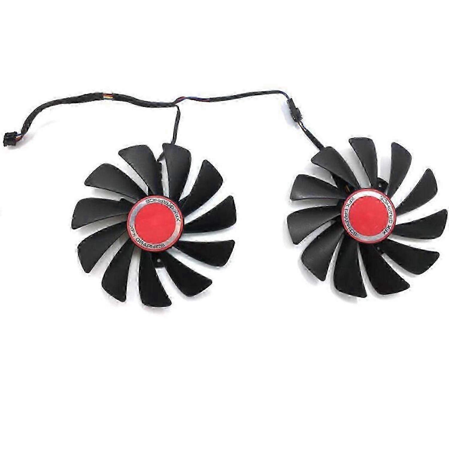 2PCS 95MM FDC10U12S9-C CF1010U12S Cooler Fan Replace for AMD Radeon RX 580 590 RX580 RX590 Image Ca Edition 0717