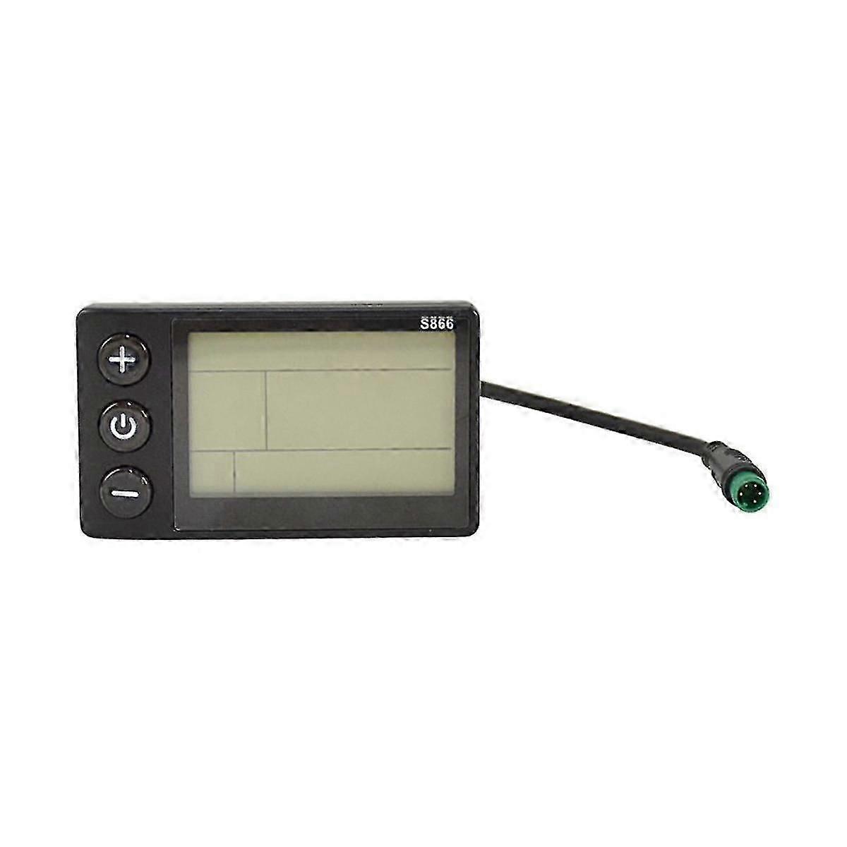 S866 Waterproof LCD Display Meter and Control Panel for Electric Bikes and E-Scooters