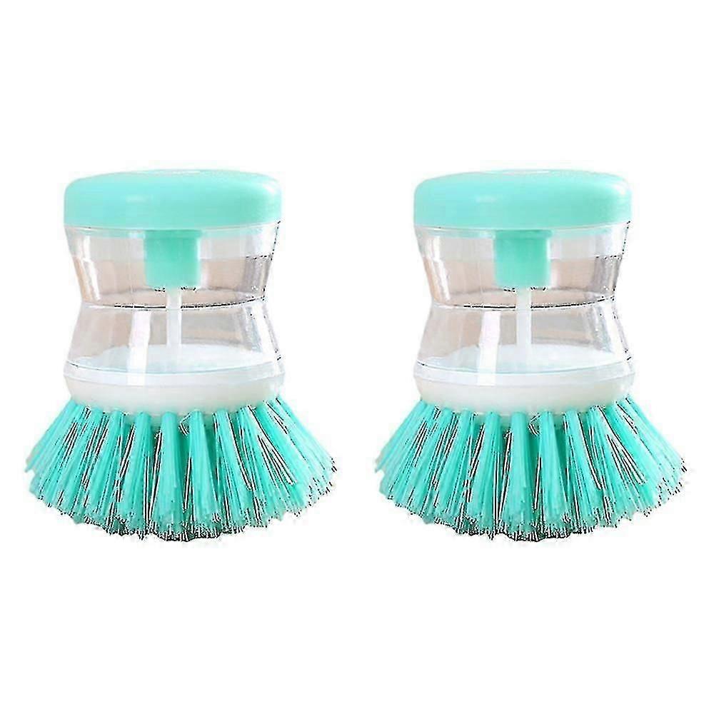 2-delad vätskefylld diskborste, presstyp automatisk vätskefylld diskborste, multifunktionell rengöringsborste