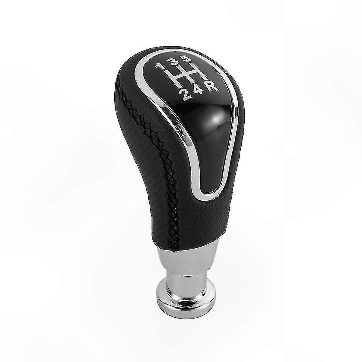 Chrome and Black 5-Speed Manual Gear Shift Knob for Lada Models