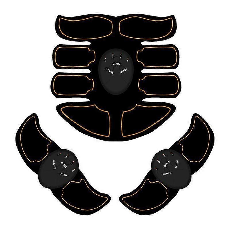 Cordless EMS Abs Stimulator Muscle Workout Patch, 6 Modes, 9 Intensity Levels