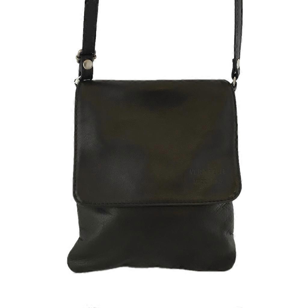 Liten axelremsväska - kalvskinn