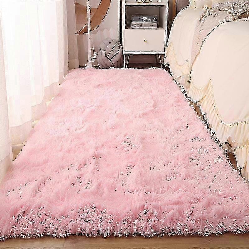 VIKAMAシンプルなクリームスタイルins女の子シルクヘアカーペットリビングルーム寝室のベッド大きなぬいぐるみダートレジスタ
