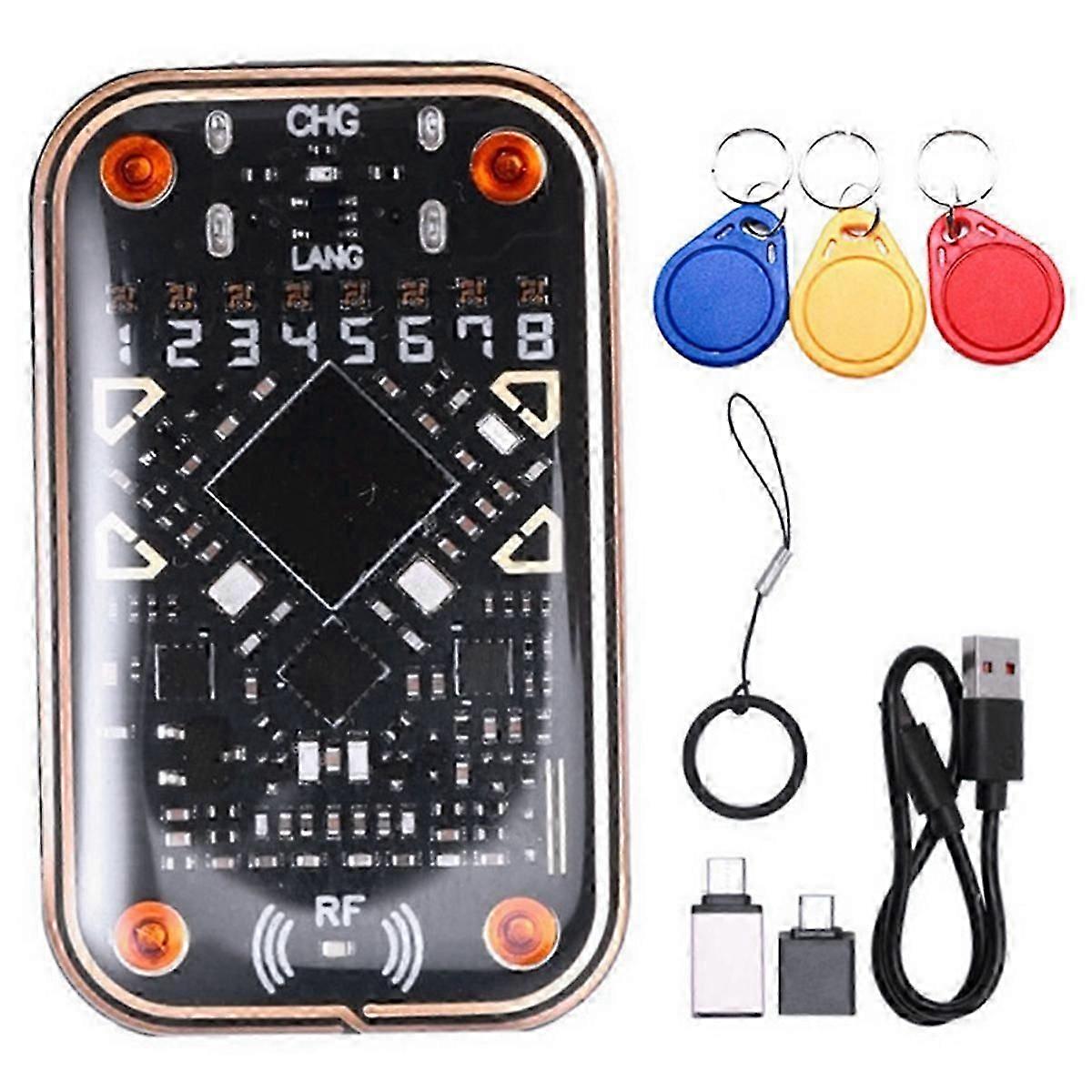Chameleon V2.0 RFID Smart Chip Reader Restart Smart Card Emulator 125K 13.56M IC ID Decode Duplicat