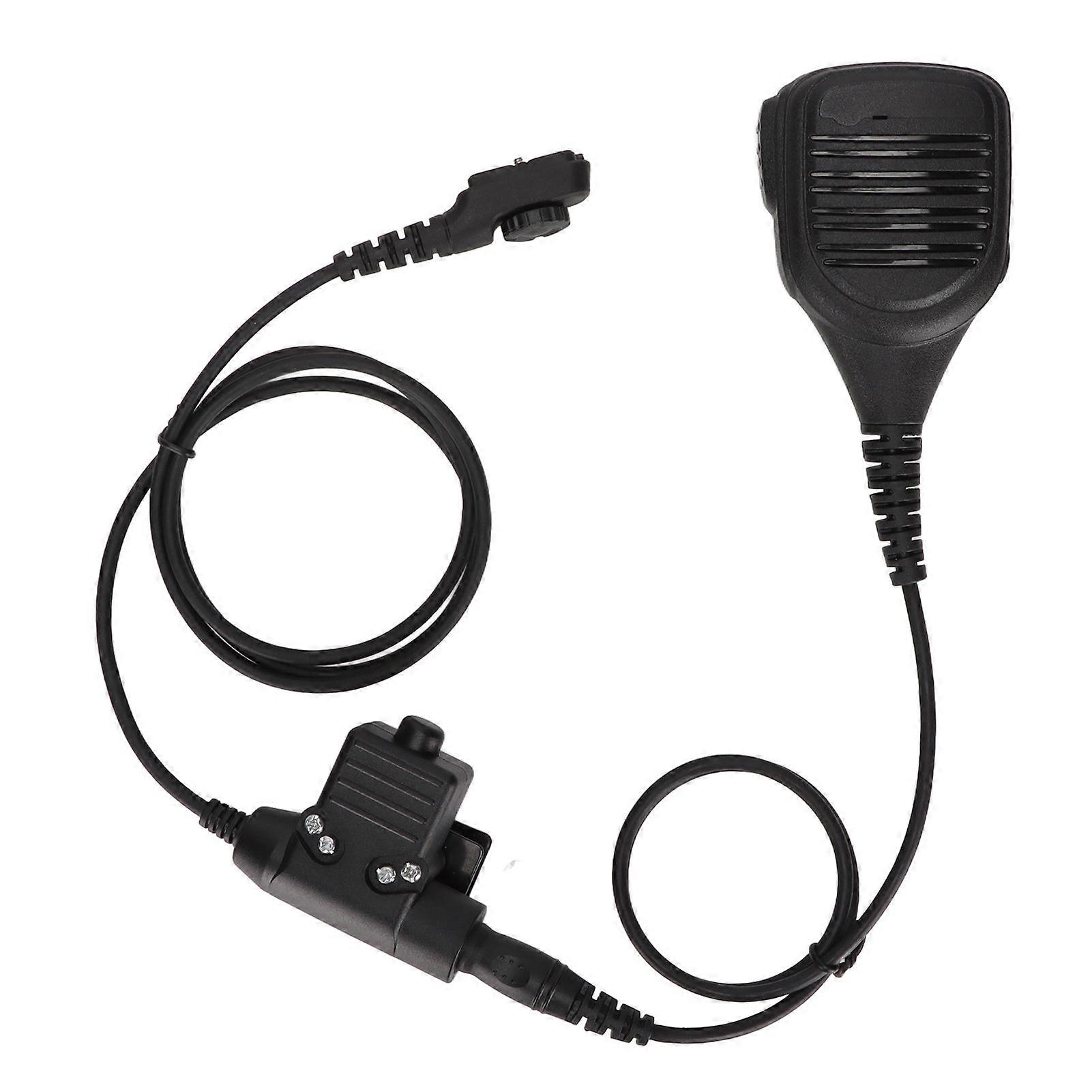 Hand Microphone U94 PTT 7.1mm High Strength Shoulder Speaker Mic with Clip for Hytera PD780 PD785 PD788 PD780G