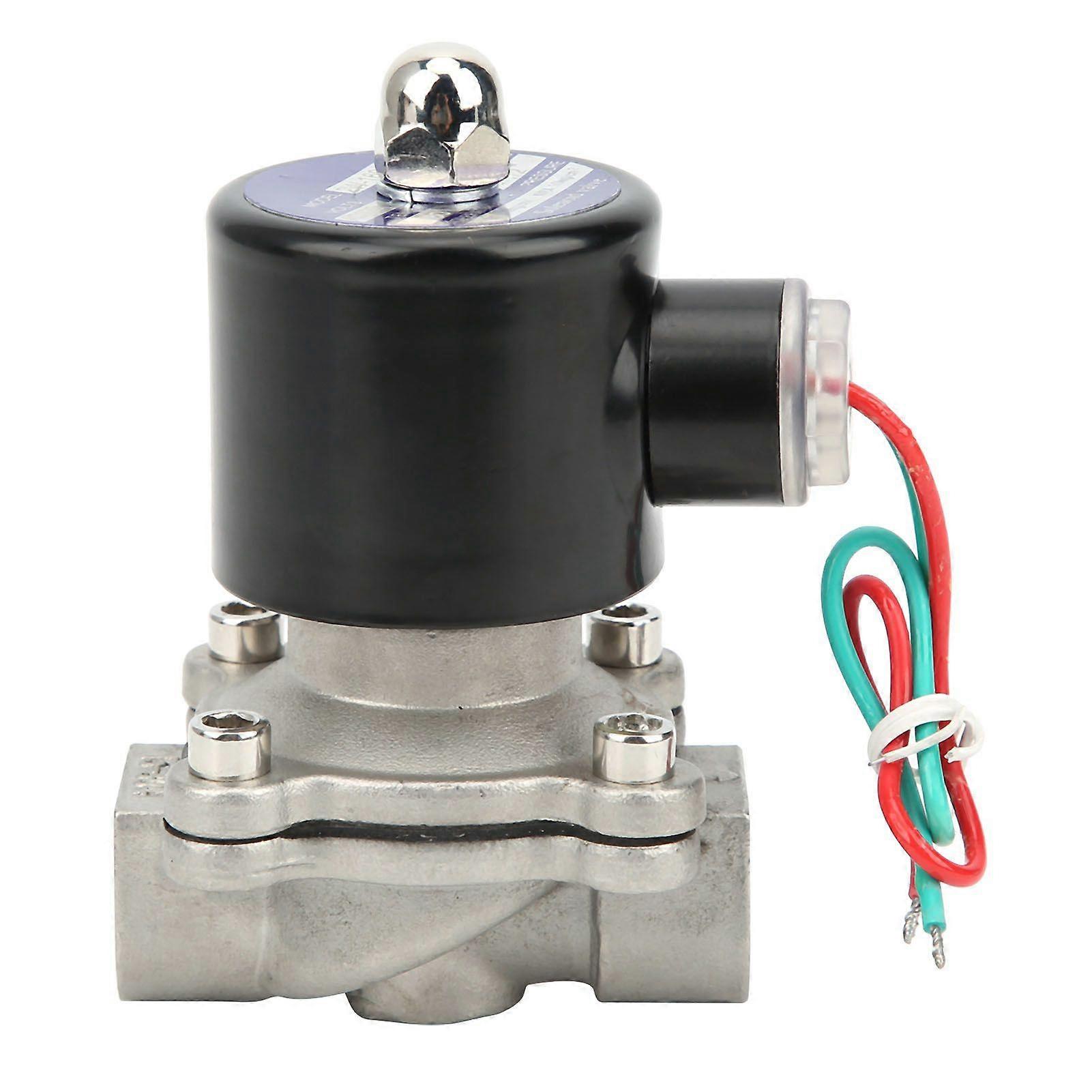 Solenoid Valve DirectActing Stainless Steel Normally Closed Industrial Supplies 2W16015B(AC 110V )