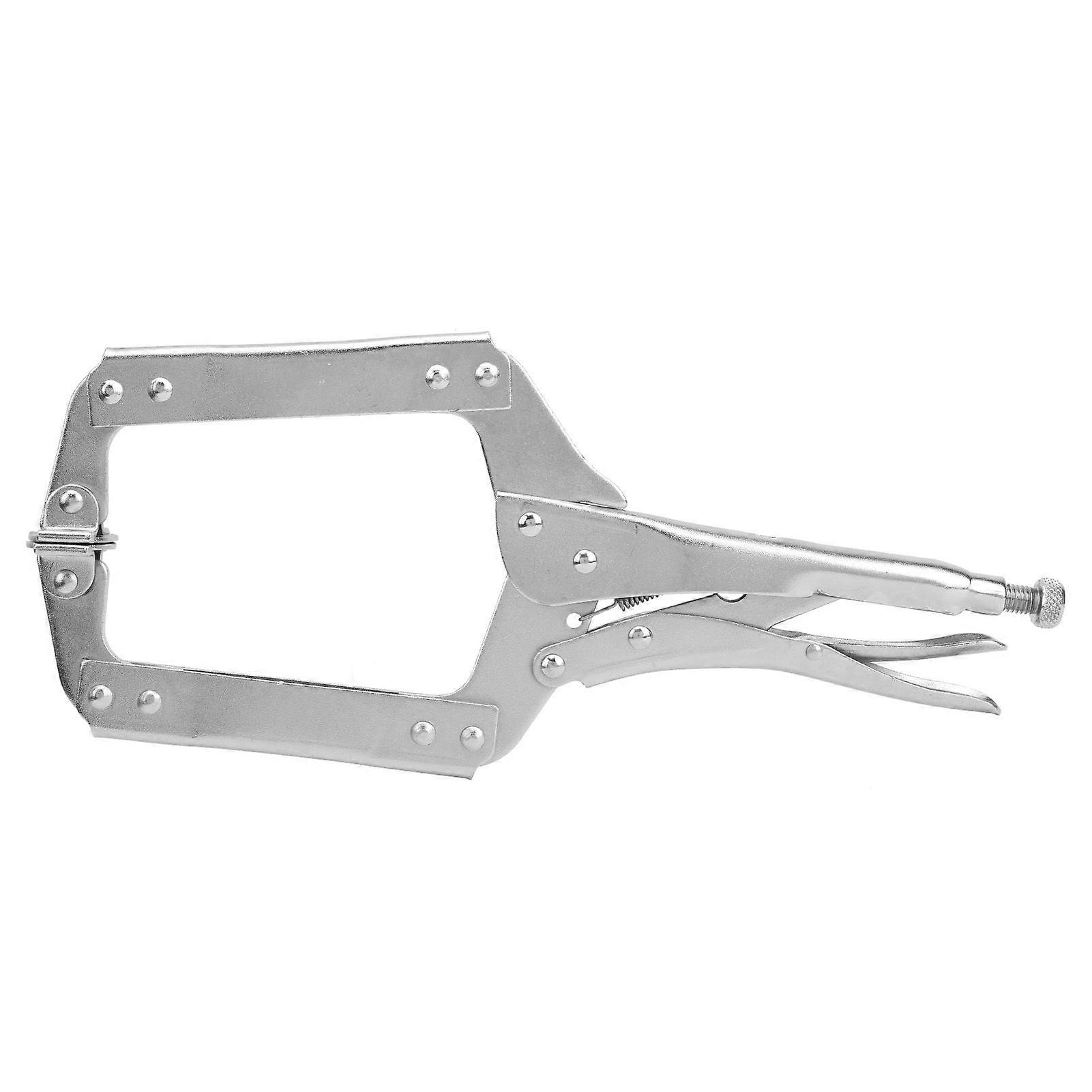 Locking Pliers CShaped Woodworking Quick Clamp Fixing Welding MultiFunction Tool 14in