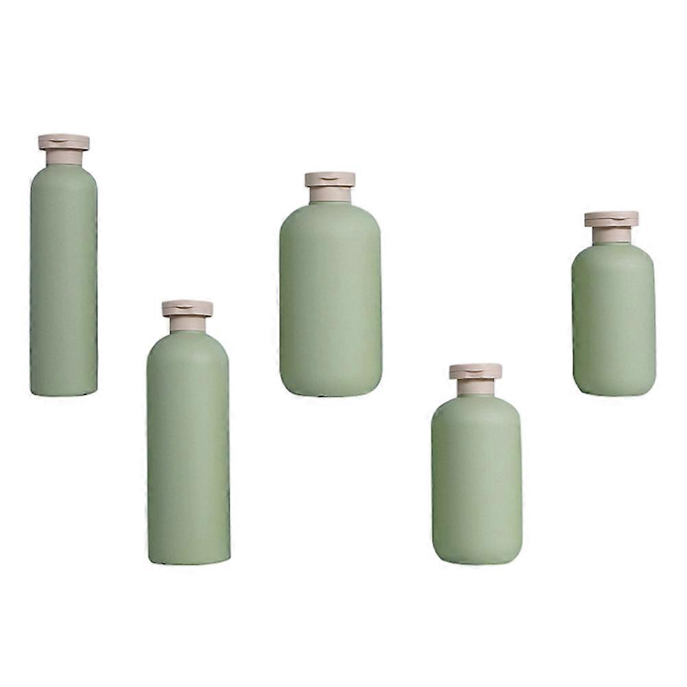 10Pcs Green Shampoo Sub Bottles for Home Use Refillable Simple Style Containers