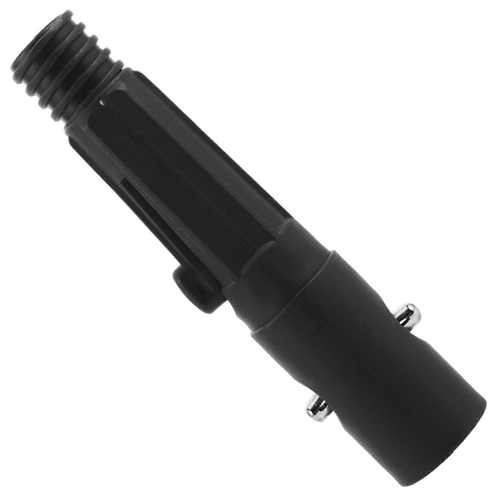 Broom Handle Replacement Parts Mop Handle Threaded End for Cleaning Tools Black Material 1Set
