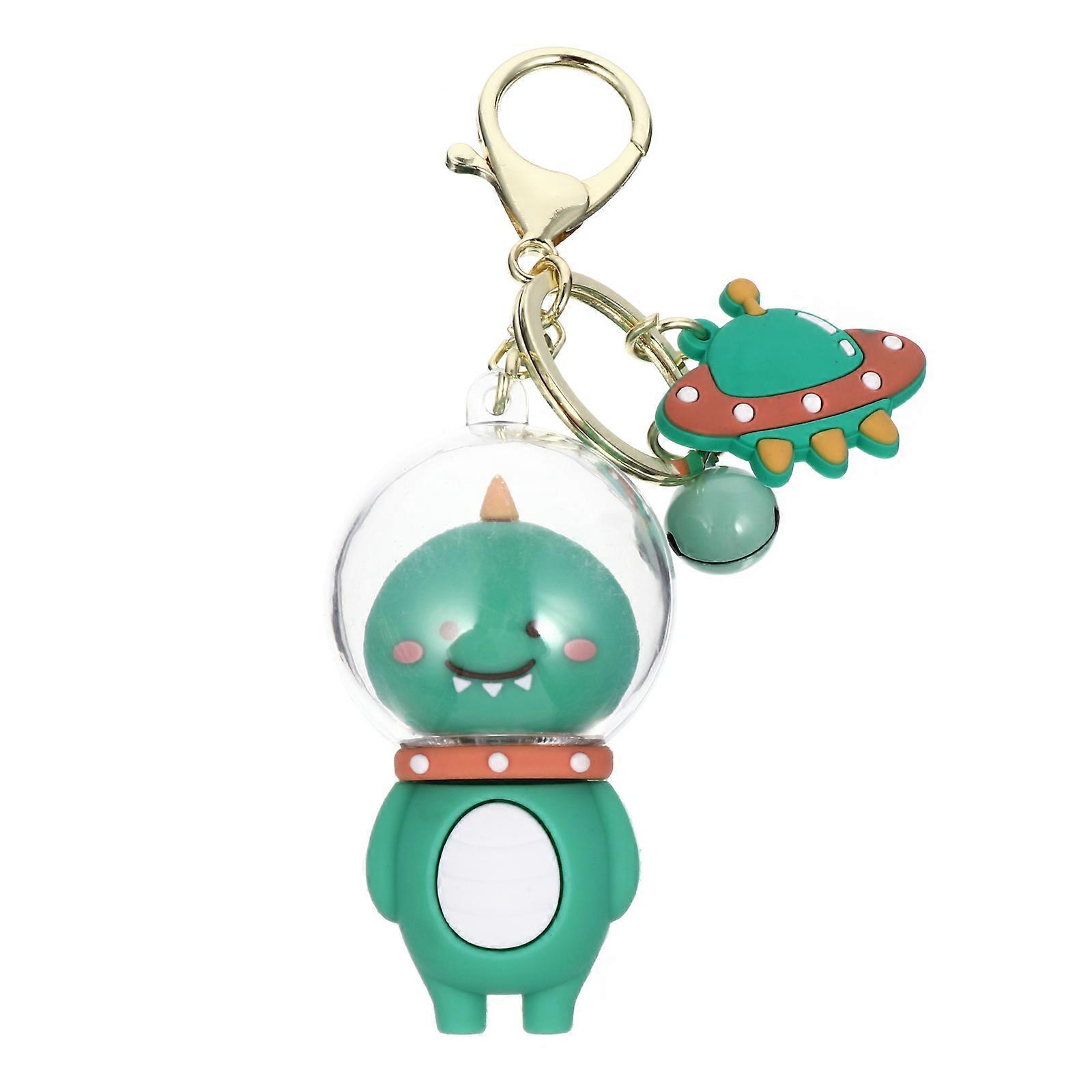 Animal Keychain Dinosaur Shape for Keychains Daily Use Metal Silicone Key Decoration 1Pc