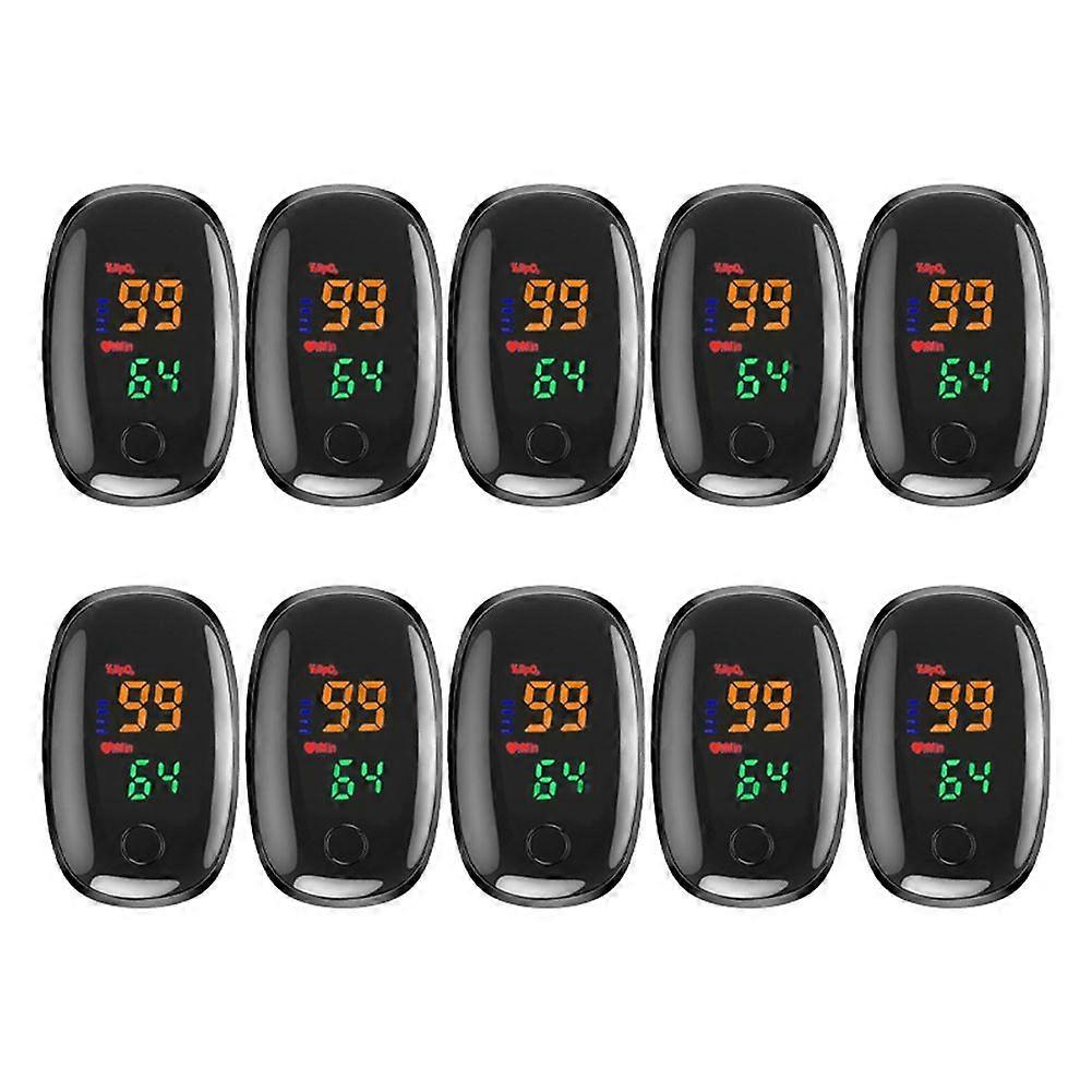 10X Pulse Monitor Blood Oxygen Saturation Detector Blood Oxygen Monitor with Digital Display High P