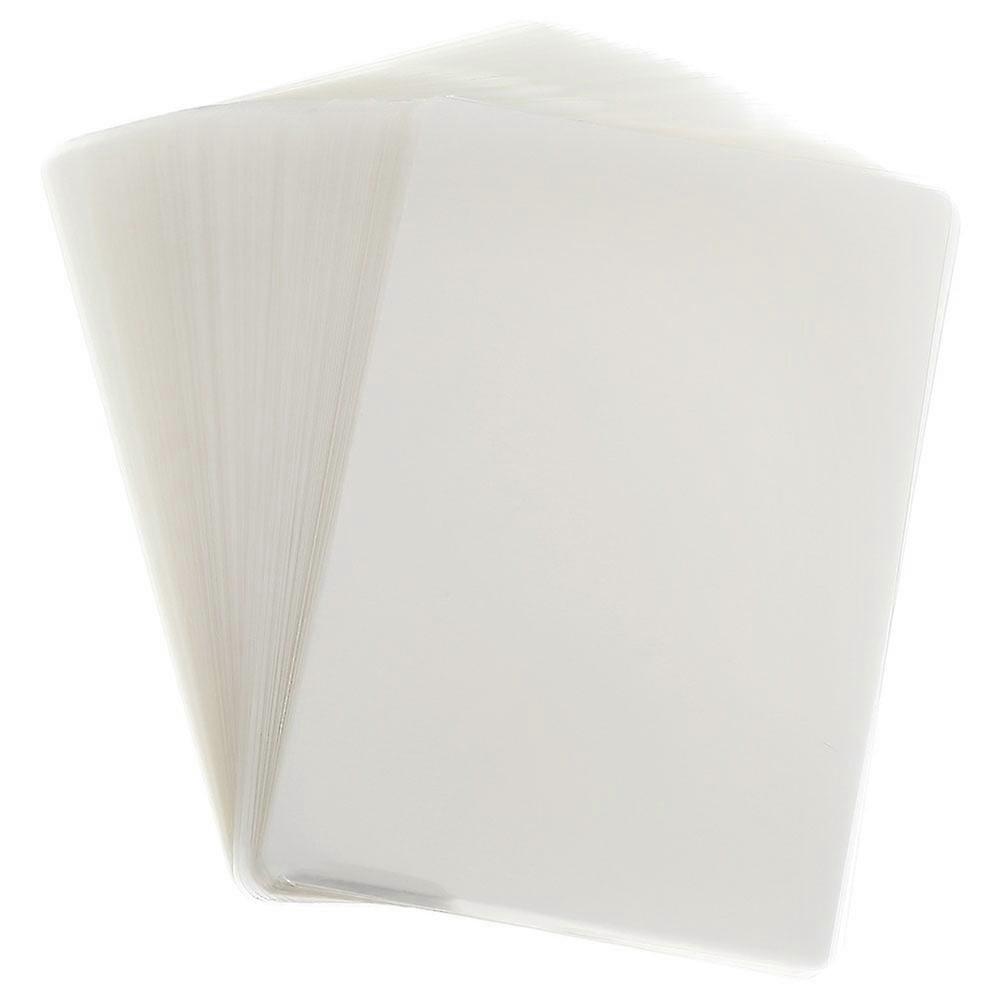 Xing 100 Sheets of Laminating Film Clear Laminating Sheets Thermal Laminating Paper Sheets Laminating Pouches