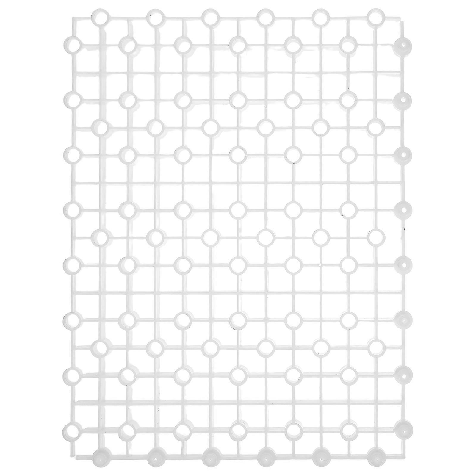 Fish Tank Divider Filter Aquarium Grid for Filtration 5Sets Transparent Plastic