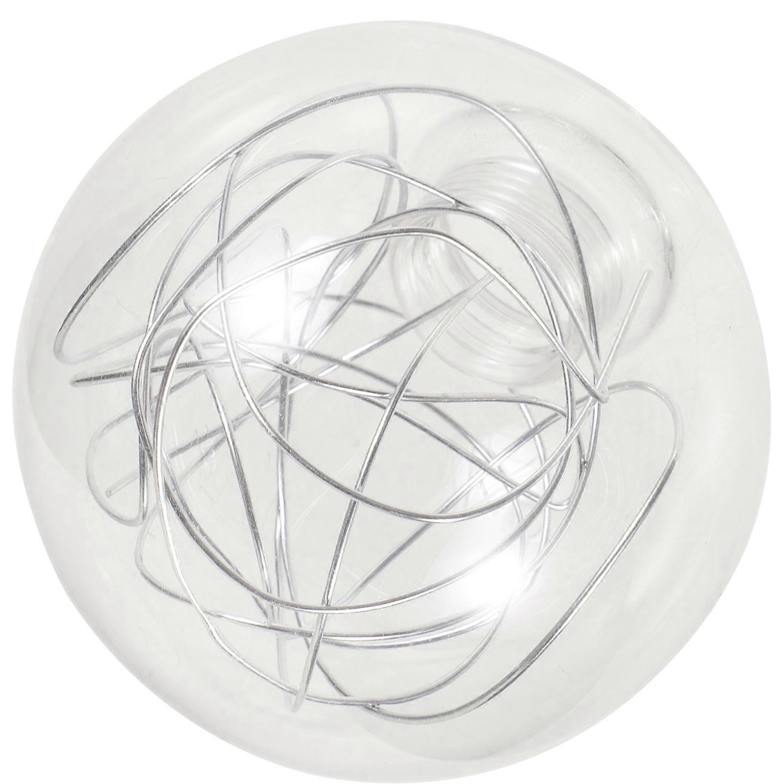 Glass Lamp Shade Silver Globe Lamp Shade for Replacement 2Pcs Globe