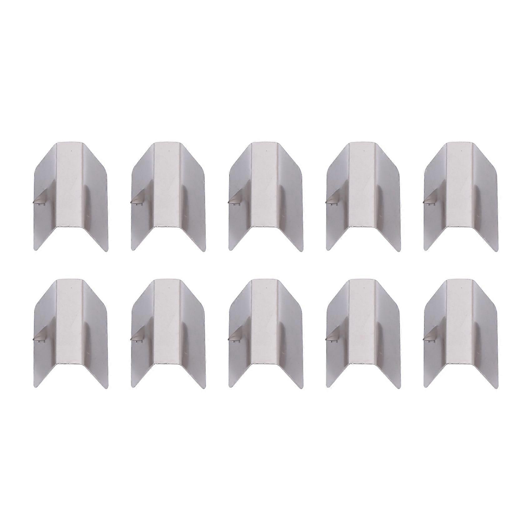 10 Pcs Car Rain Eyebrow Clip Wind Rain Deflector Metal Fitting Clips Replacement for Heko G3 Send Clip