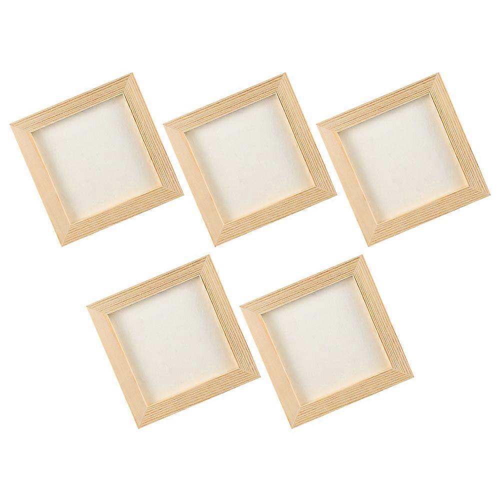 Blank Wood Frame for Craft for DIY Use 20Pcs Paintable Picture Frames