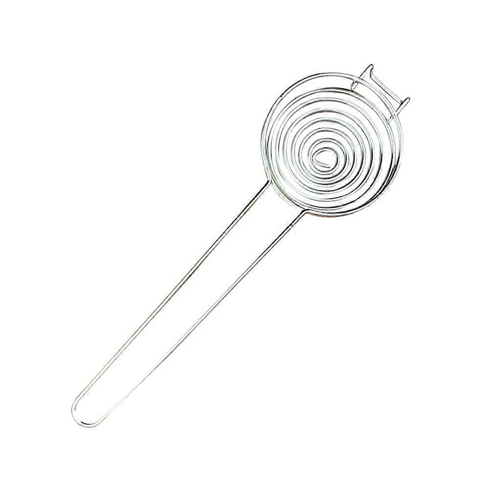 Egg Yolk Filter Stainless Steel Yoke Separator Kitchen Gadget Cooking Baking Tool Silver 22.7x6.7x3cm Separate Egg Whites and Yolks 1Pack