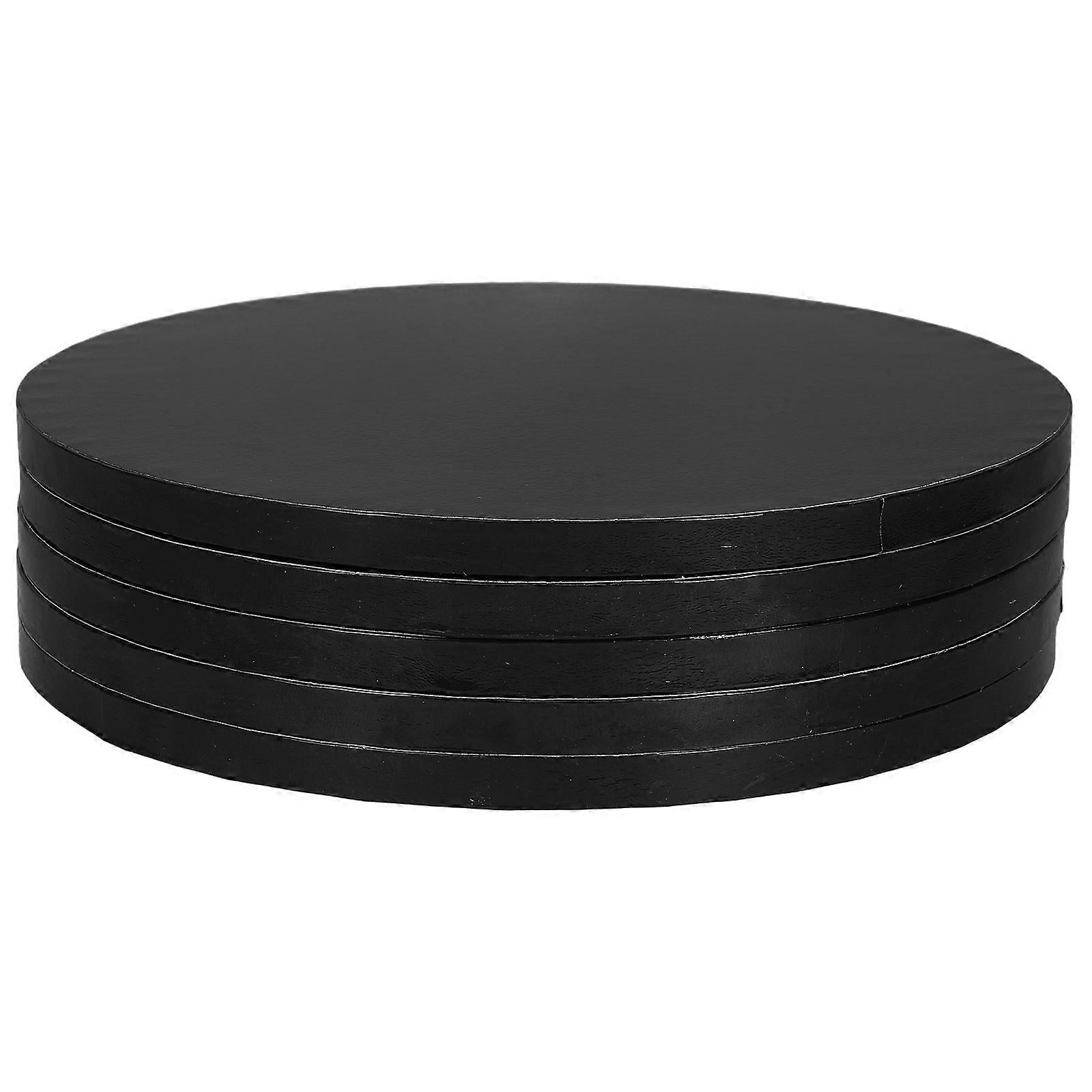 10 Pcs Round Cake Boards Made Of Waterproof Material Perfect For Home Bakers And Professionals For Use At Desserts And Celebrations