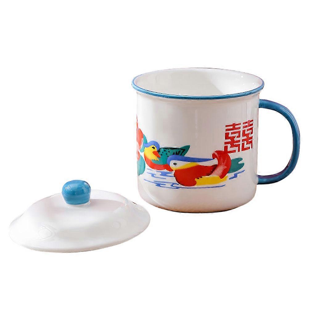 Unique Chinese Mug With Handle Design Ideal For Celebrations And Daily Use 12.5X9.5X9.5CM Drinking 3Pcs