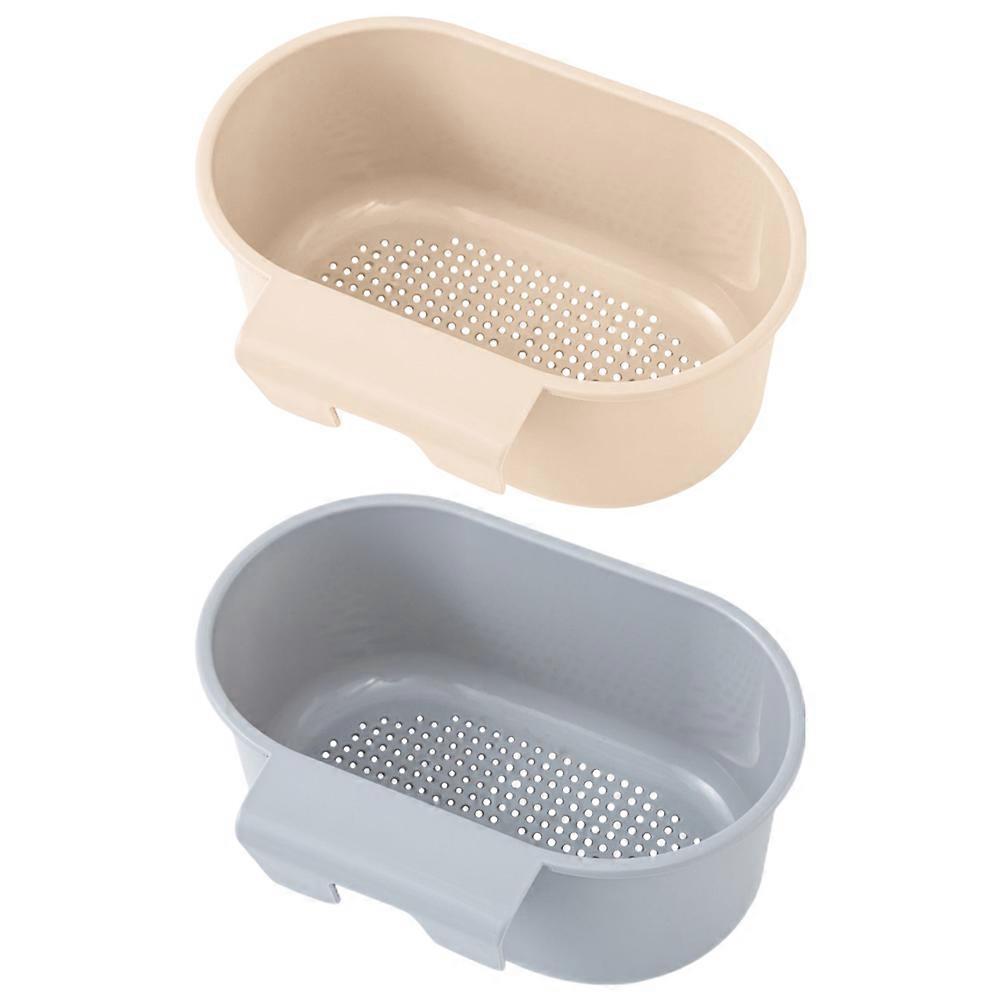 Kitchen Fruit Drain Basket for Vegetable Washing 4Pcs Assorted Color