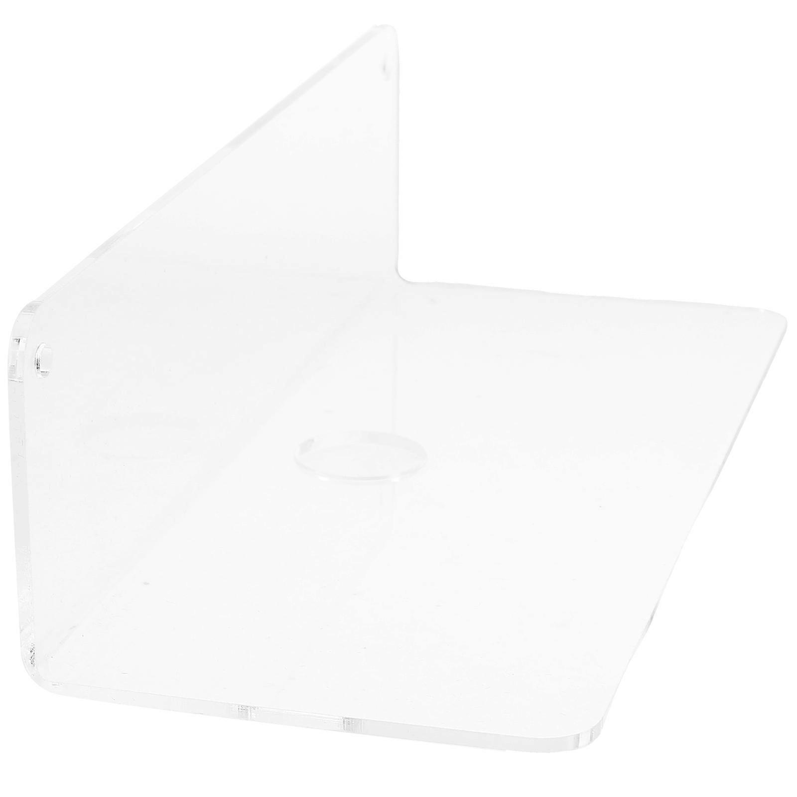 Floating Shelf Acrylic Wall Shelf for Storage Rack 3Pcs Transparent