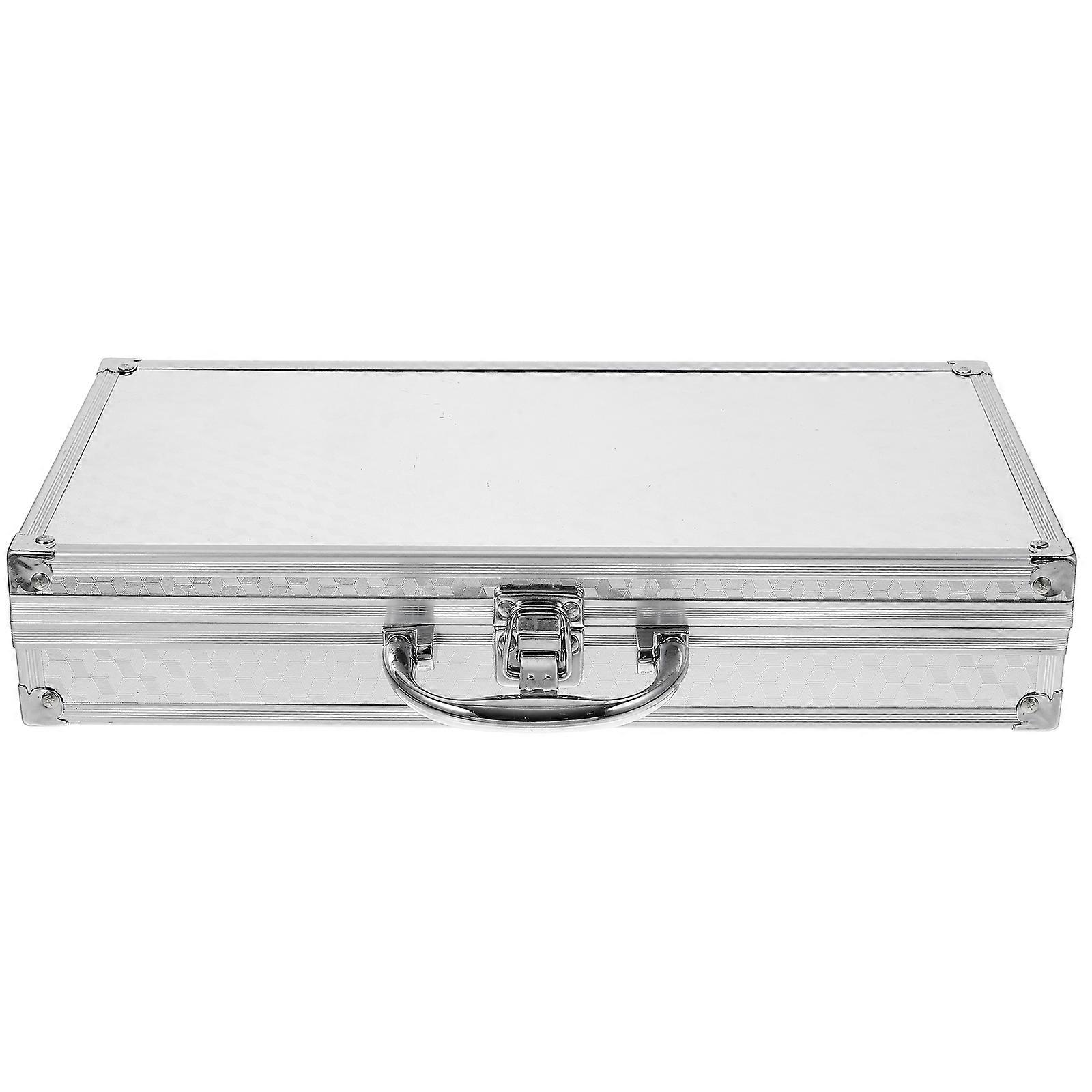 Hard Shell Aluminum Tool Box Metal Case for Storage 3Pcs Portable Carrying Case