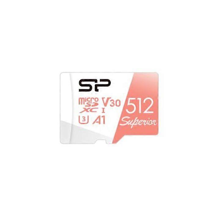 Memory Card - Silicon Power - SP-M - 512 Go - microSDXC - Class 10 - Black