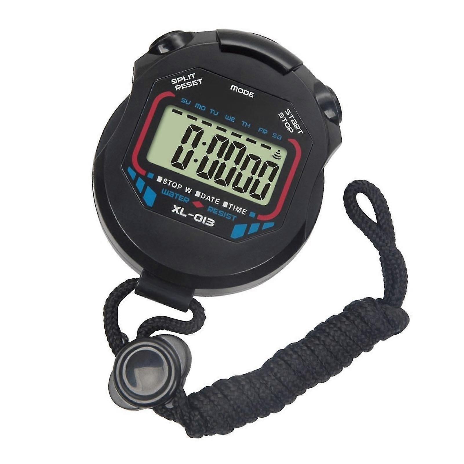 013 Electronic Stopwatch Multifunction with Button Cell Sport Stopwatch Timer for Running