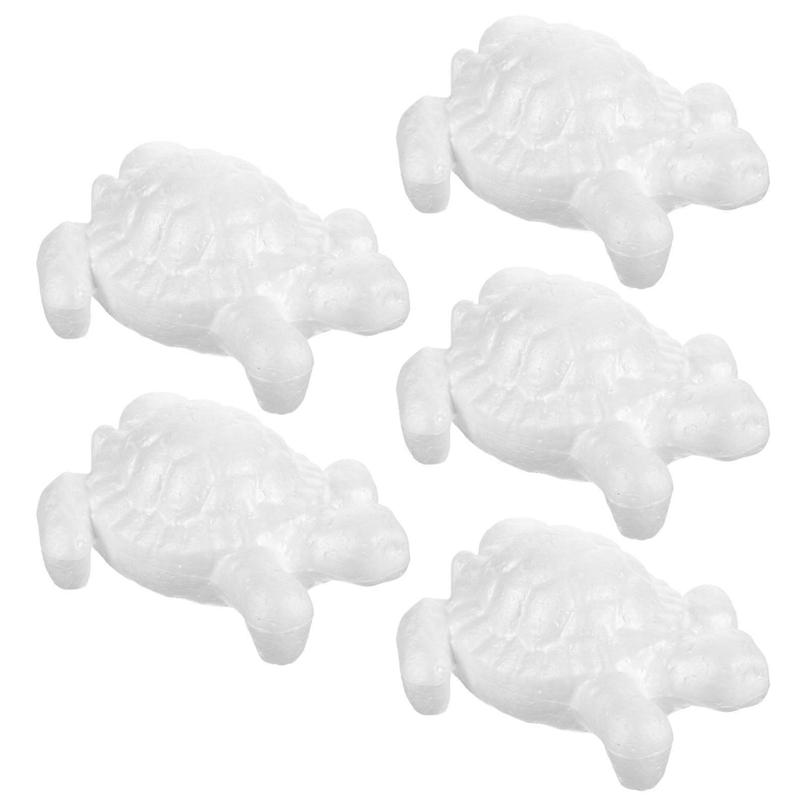 DIY Turtle Shaped Foam Crafts for Kids with 25Pcs White Foam
