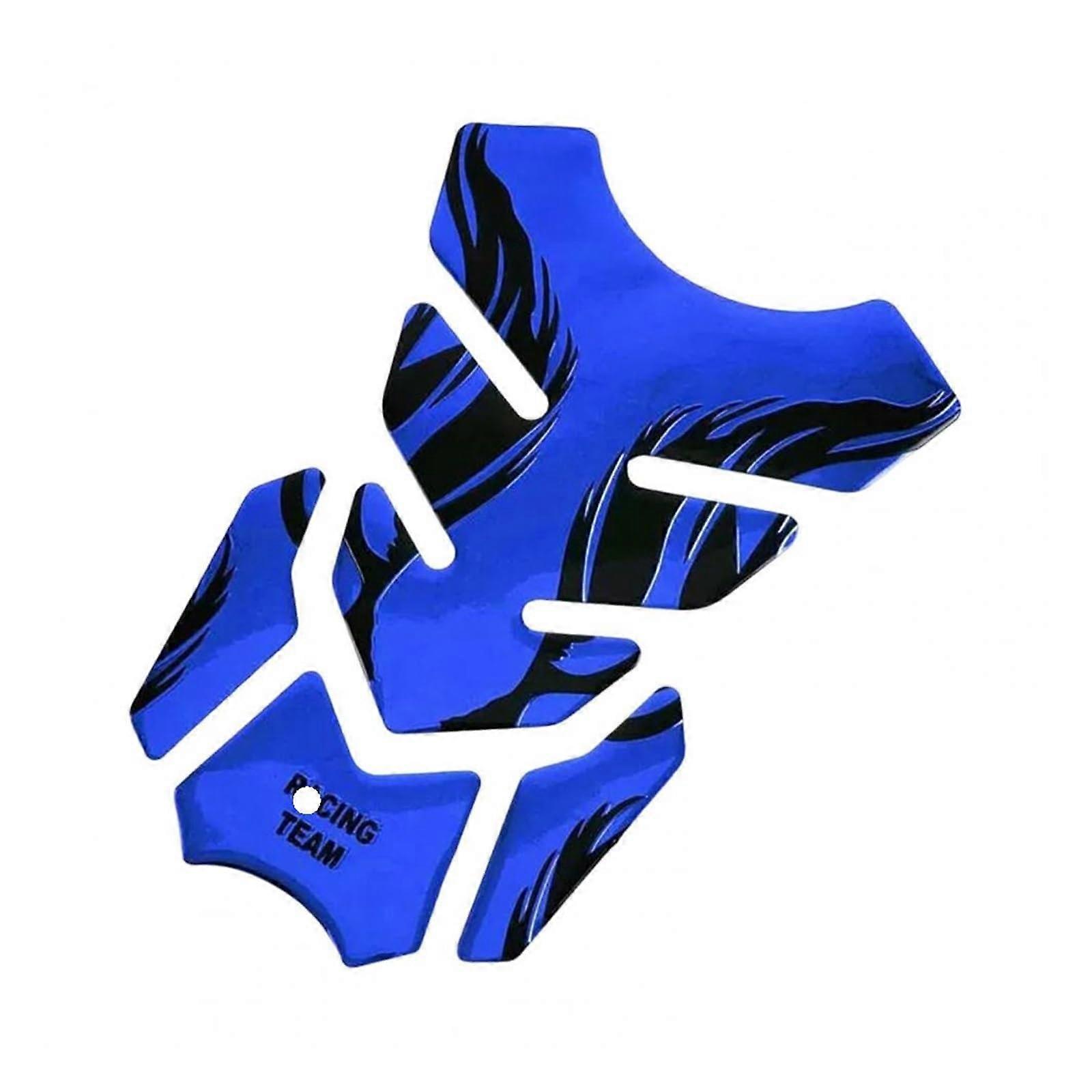 Gas Tank Protector Motorcycle Tank Pad Decal Waterproof Blue Easy Install