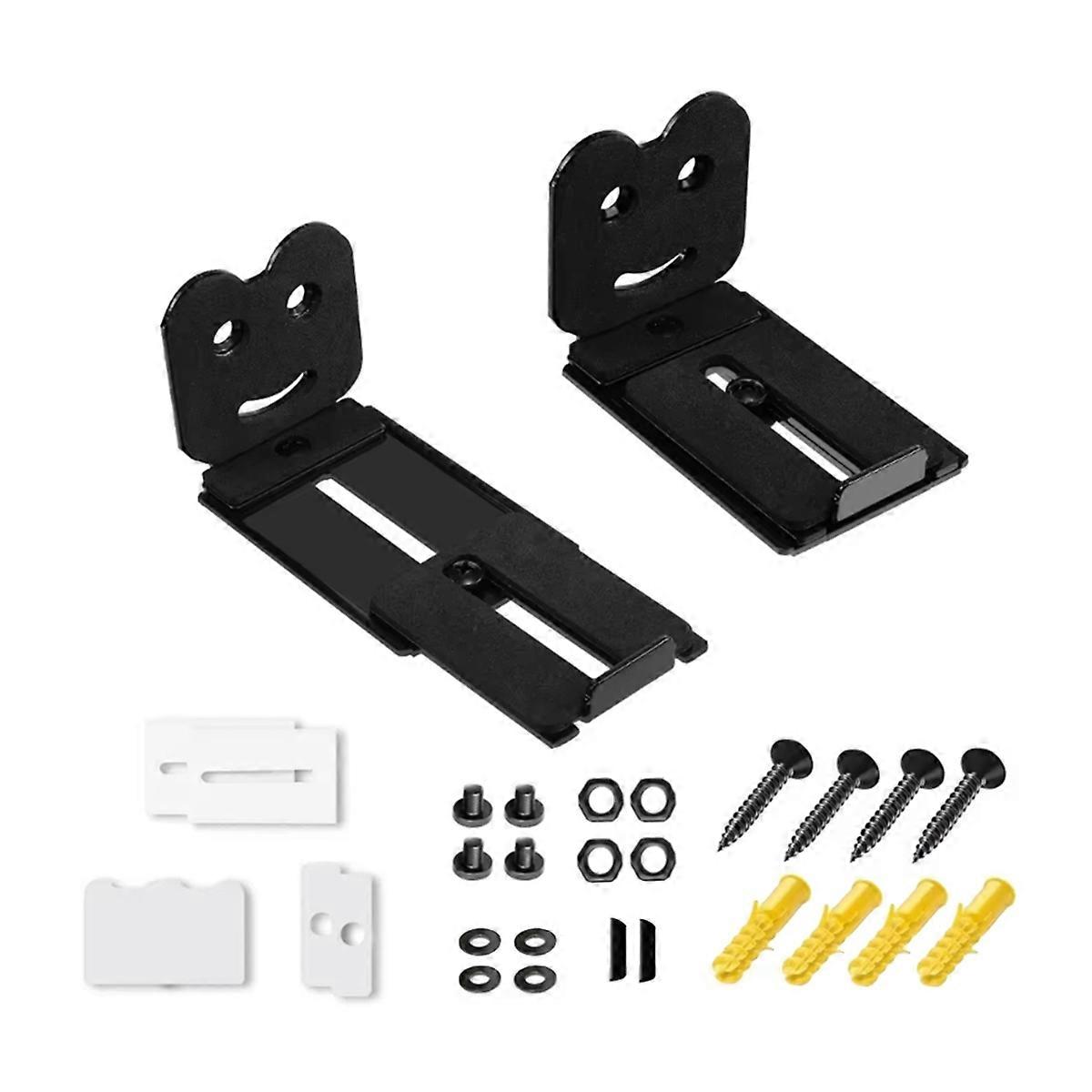 Speaker Wall Mount Floating Rack for Soundbar Speaker,B