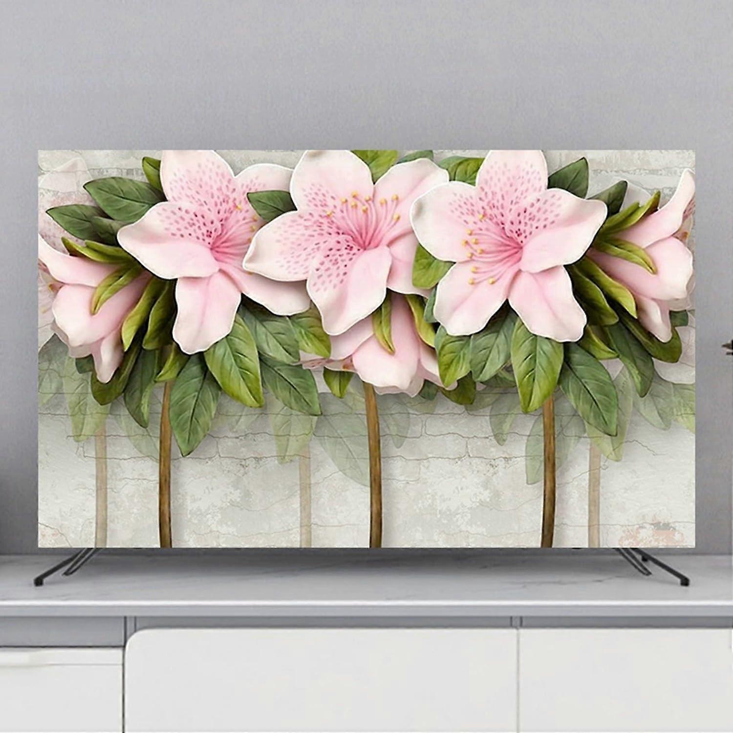 TV Covers Indoor TV Cover For 3280 Inch TVs Soft Fabric DustProof LightProof Screen Protector For Wall Mount Monitor
