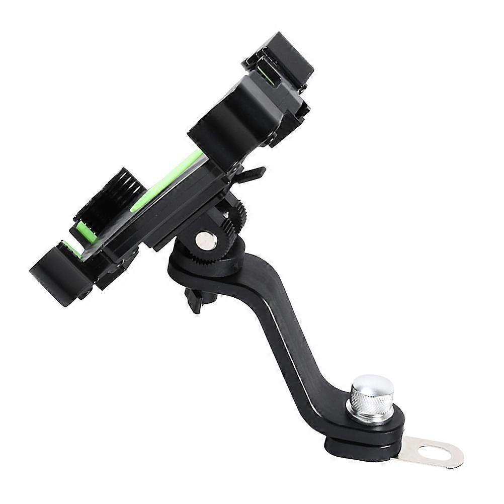Phone Bracket Motorcycle Use 360 Degree Rotation for Riding Green