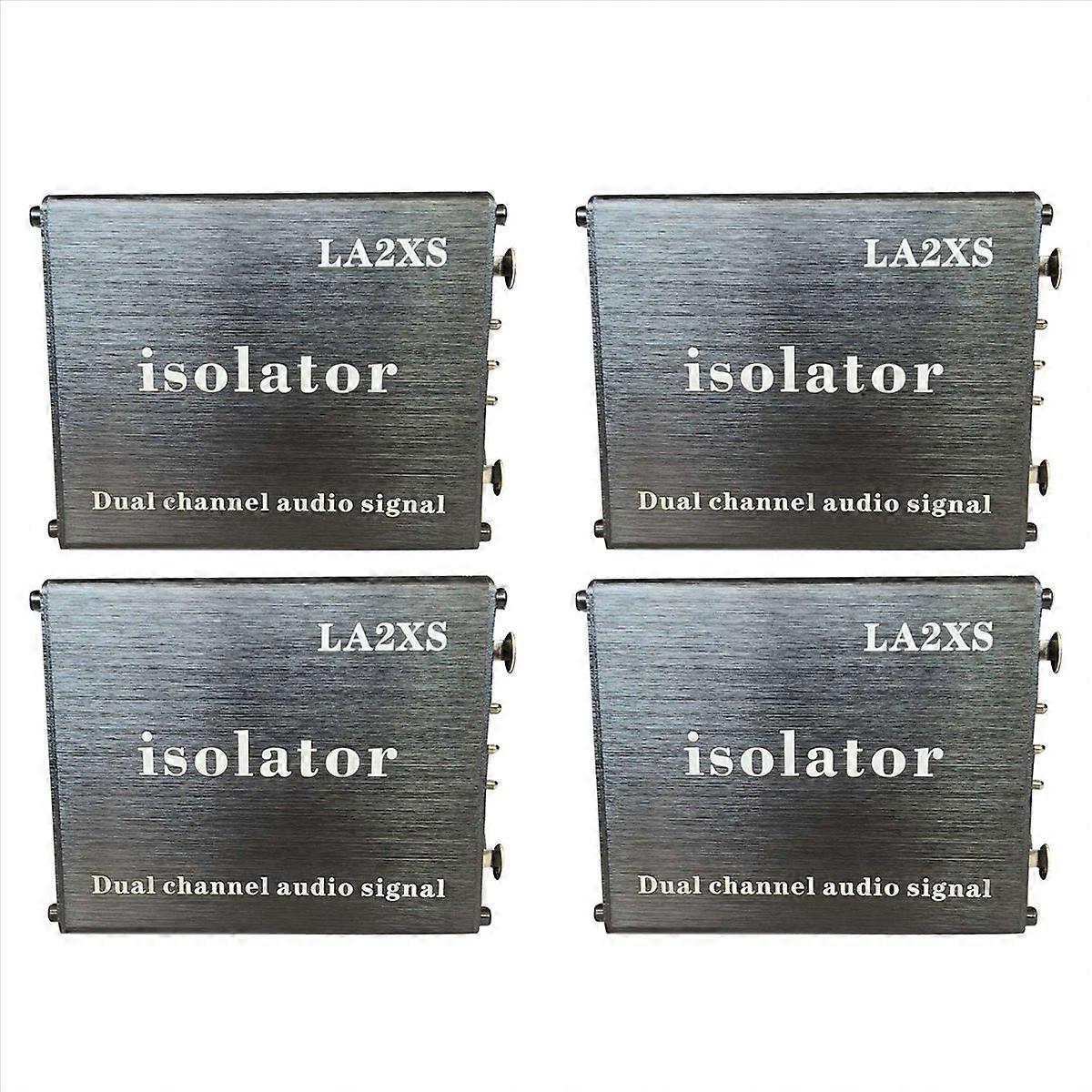 4Pcs Audio Isolator Noise Reduction Filter Eliminates Current Noise Dual-Channel 6.5 XLR Mixer Audio