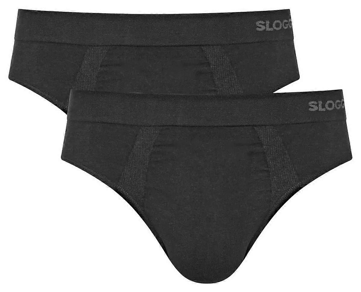 Sloggi GO Smooth 2 Pack Brief - Black