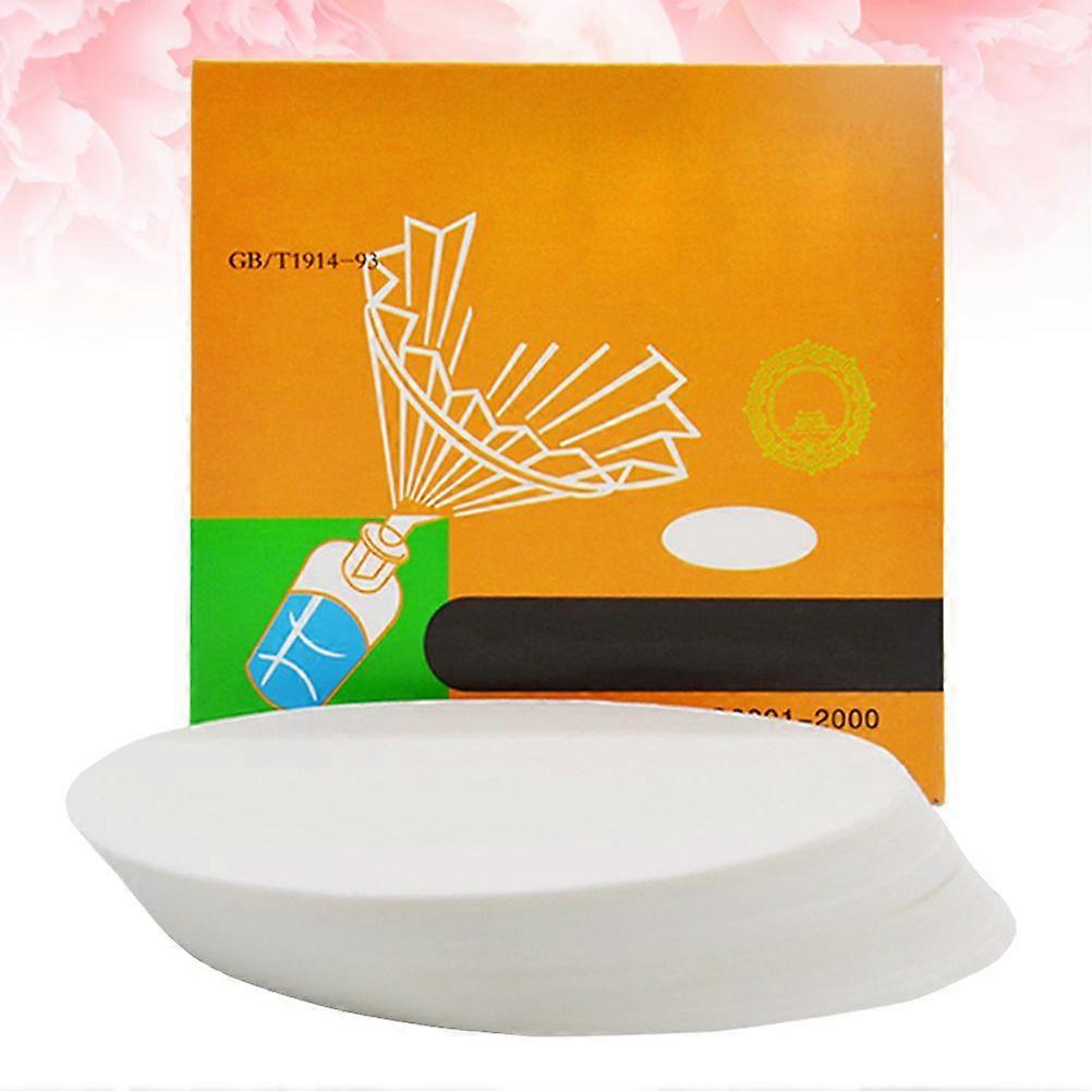 1 Box/100pcs Premium Medium Qualitative Filter Paper Round Oil Test Paper Pratical Qualitative Filter Paper (15cm)