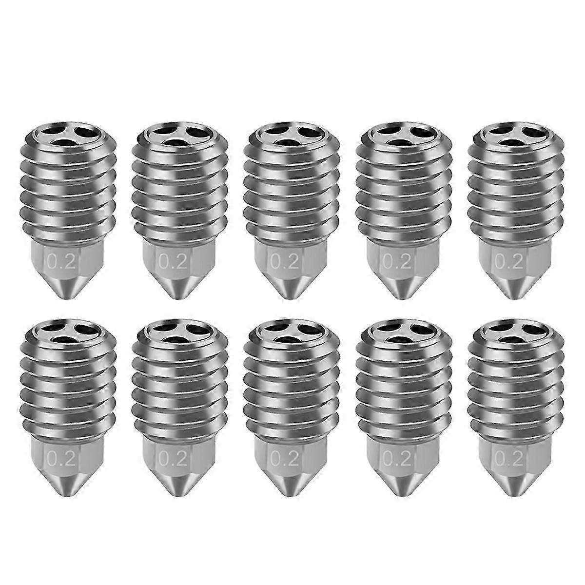 High temperature nozzle for X1 X1C P1S P1P - Copper plated upgrade part
