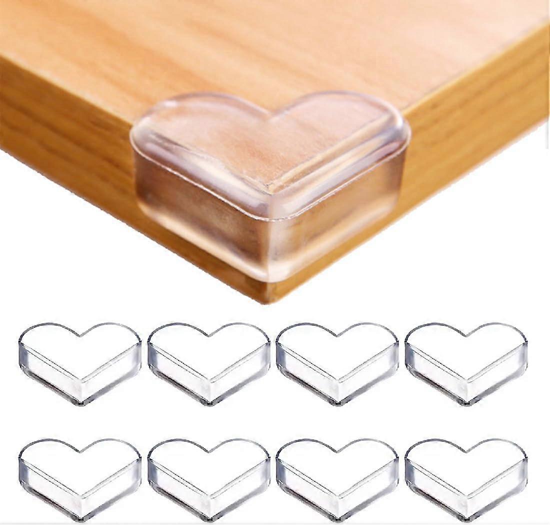 8PCS Heart Shape Table Corner Protector Baby Safety Table Corner Guard