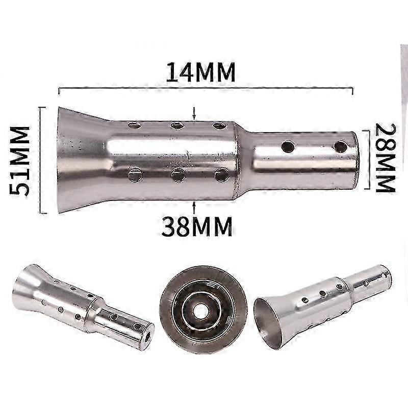 Universal Motorsykkel 51mm 60mm db killer eksos modifisert lyddemper sette inn lyddemper støy lyd eliminator rustfritt stål