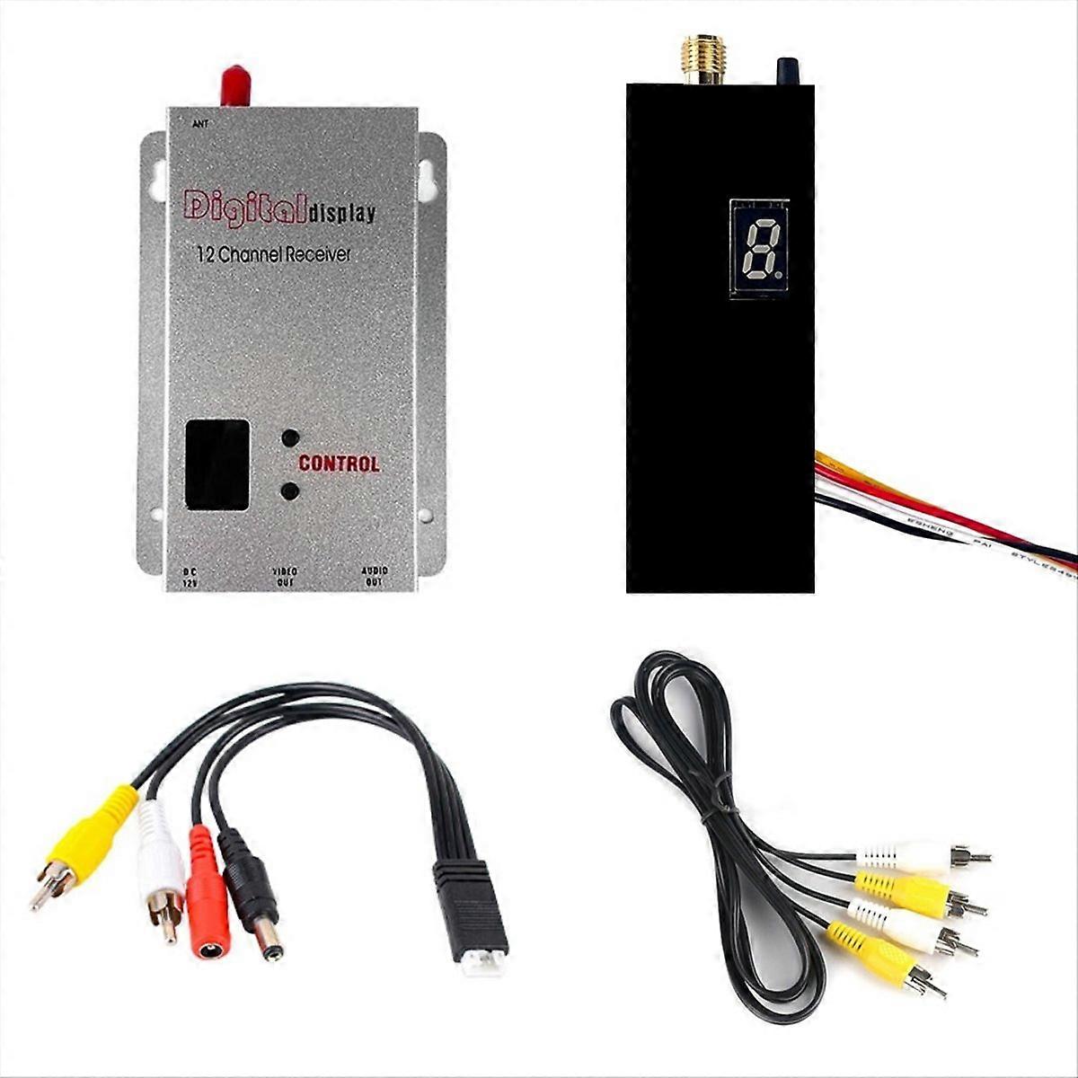 FPV 1.2G 1.5W VTX VRX Kit 8CH 1500mW FPV Video Transmitter