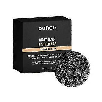 OUHOE Black Hair Soap Bar for Deep Moisturising and Repair, Gentle Massage Cleansing for Healthy Locks