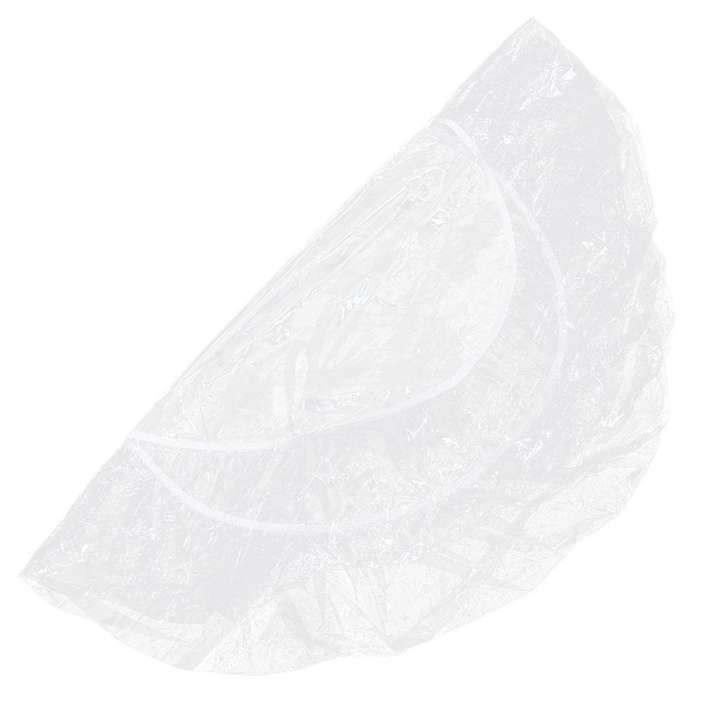 Elastic Tablecloth Transparent Tablecloth Round Fitted Tablecloth with Flannel Backing