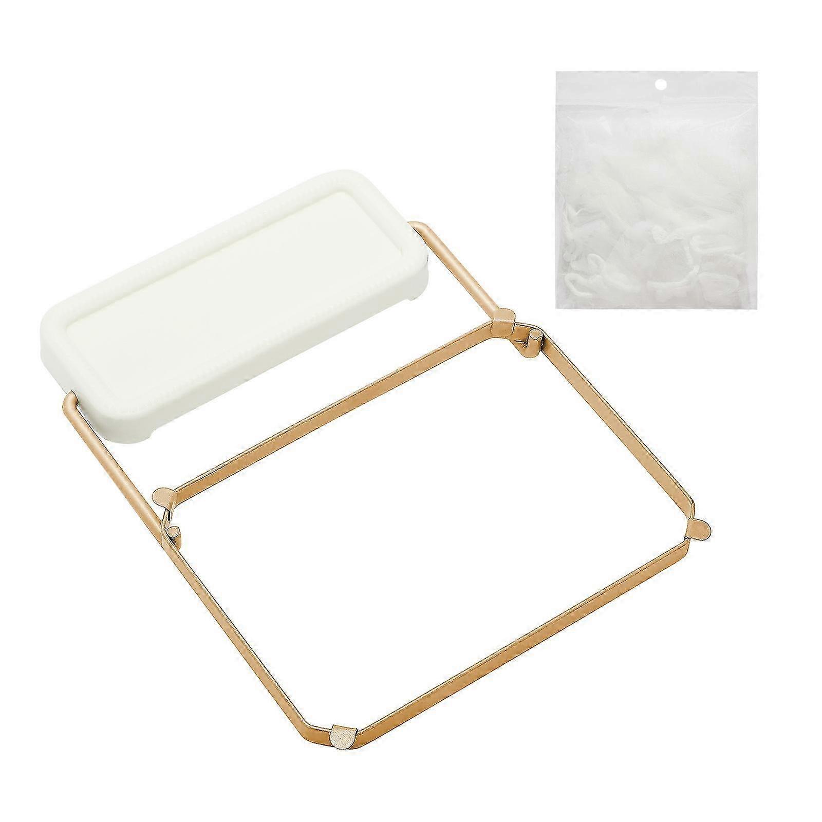 Sink Corner Drain Container Kitchen PP Bathroom Portable 50pcs Filter Screen 25-26